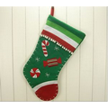 18" Christmas Candy Decorated Stocking